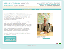 Tablet Screenshot of hernienzentrum-muenchen.de